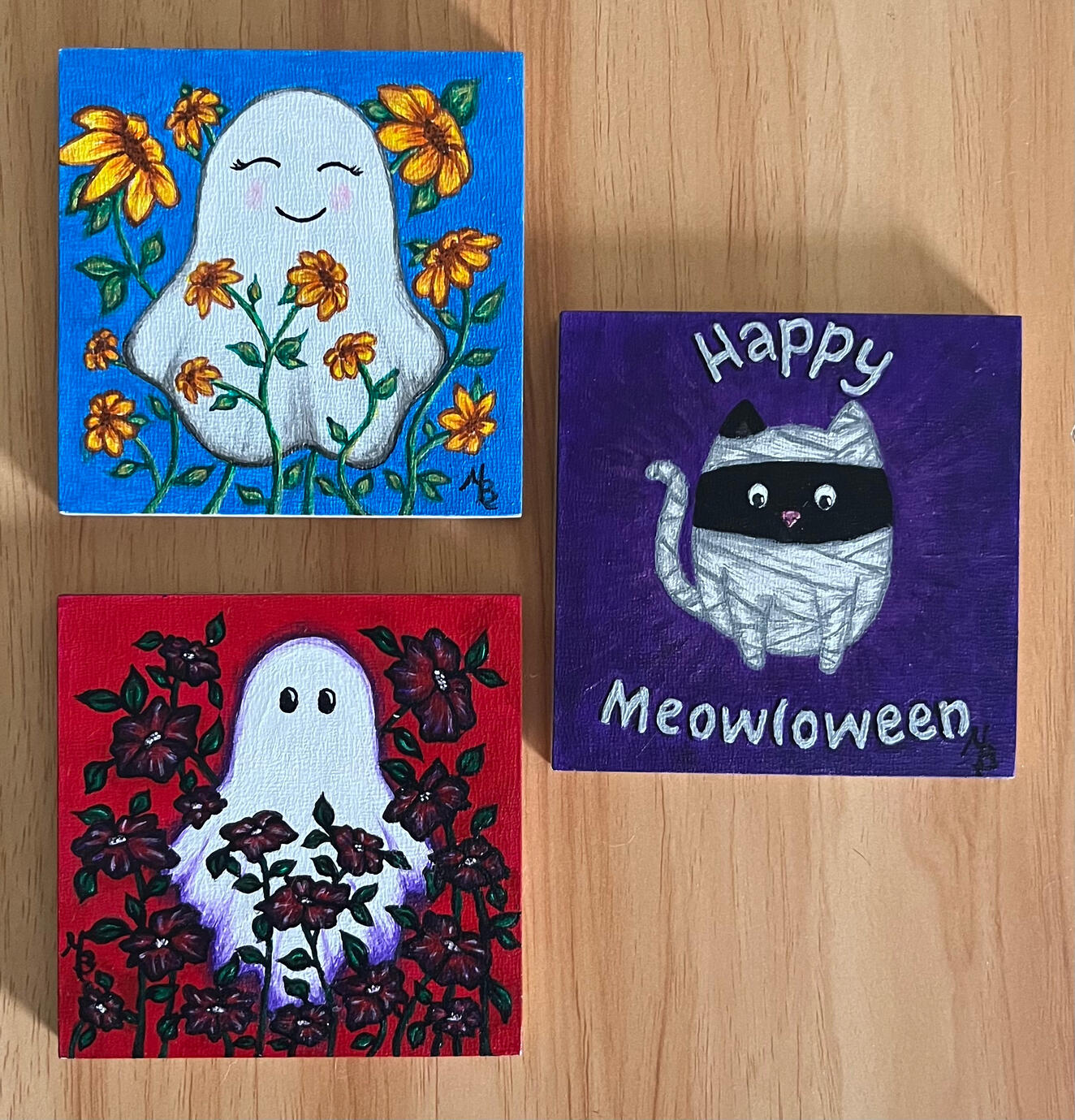 Halloween Mini-Paintings